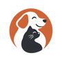 Dog and cat logo